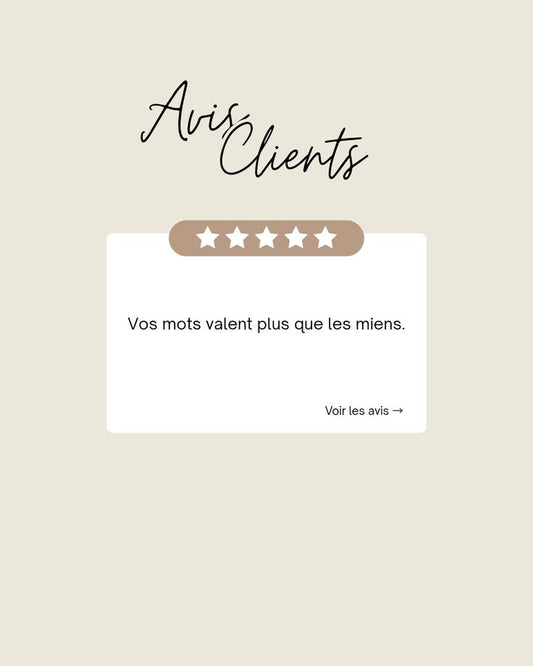 #avis retour cliente sur les produit MWA